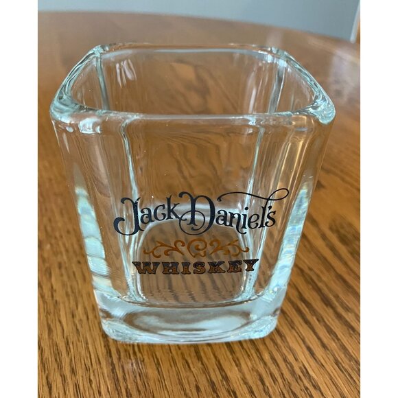Jack Daniels Square Whiskey Glass Set Of 4 - Picture 2 of 3